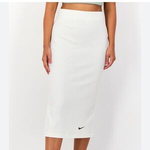 Nike High Waisted Ribbed Jersey Skirt 1X